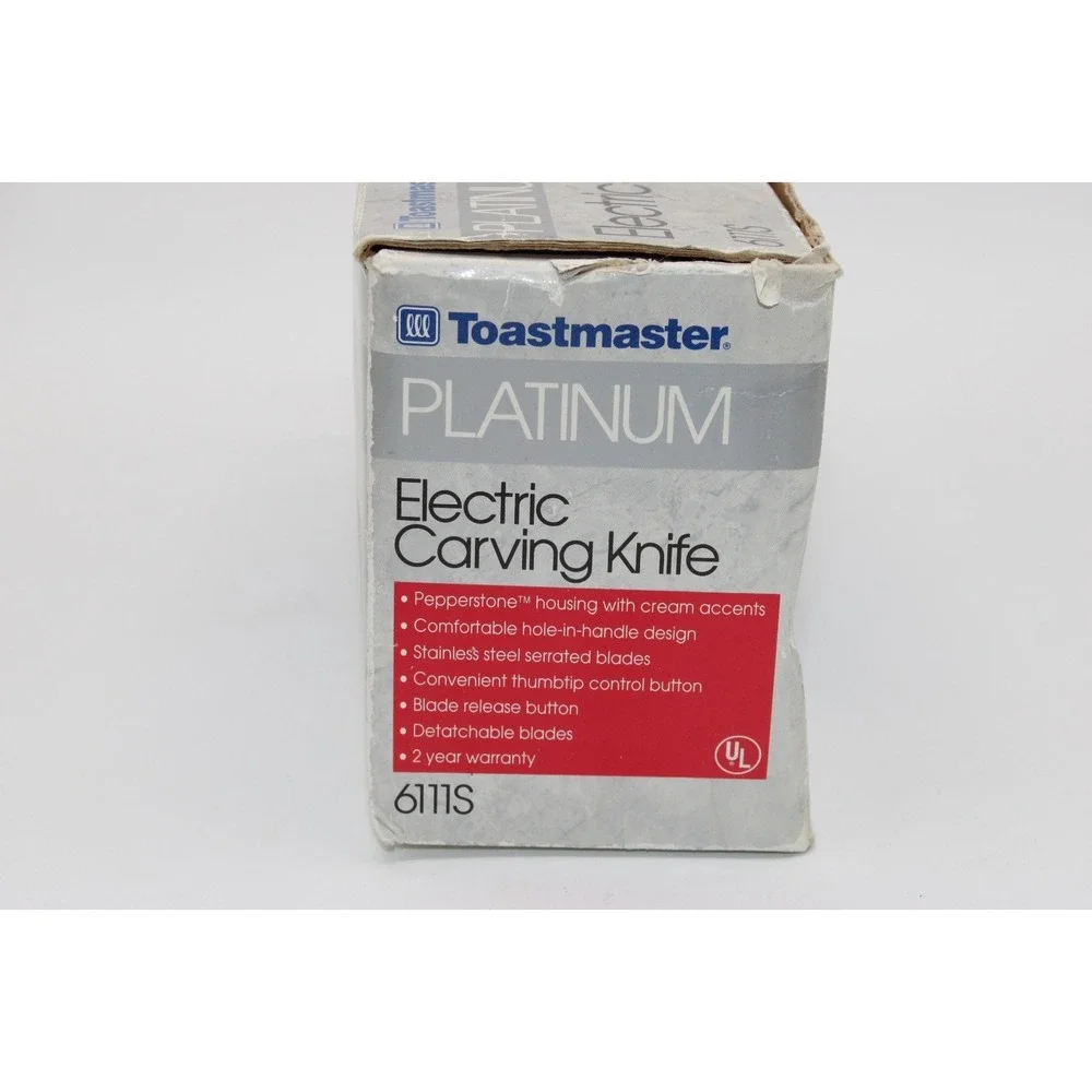 Toastmaster Platinum Electric Carving Knife Model 6111S Open Box Never Used